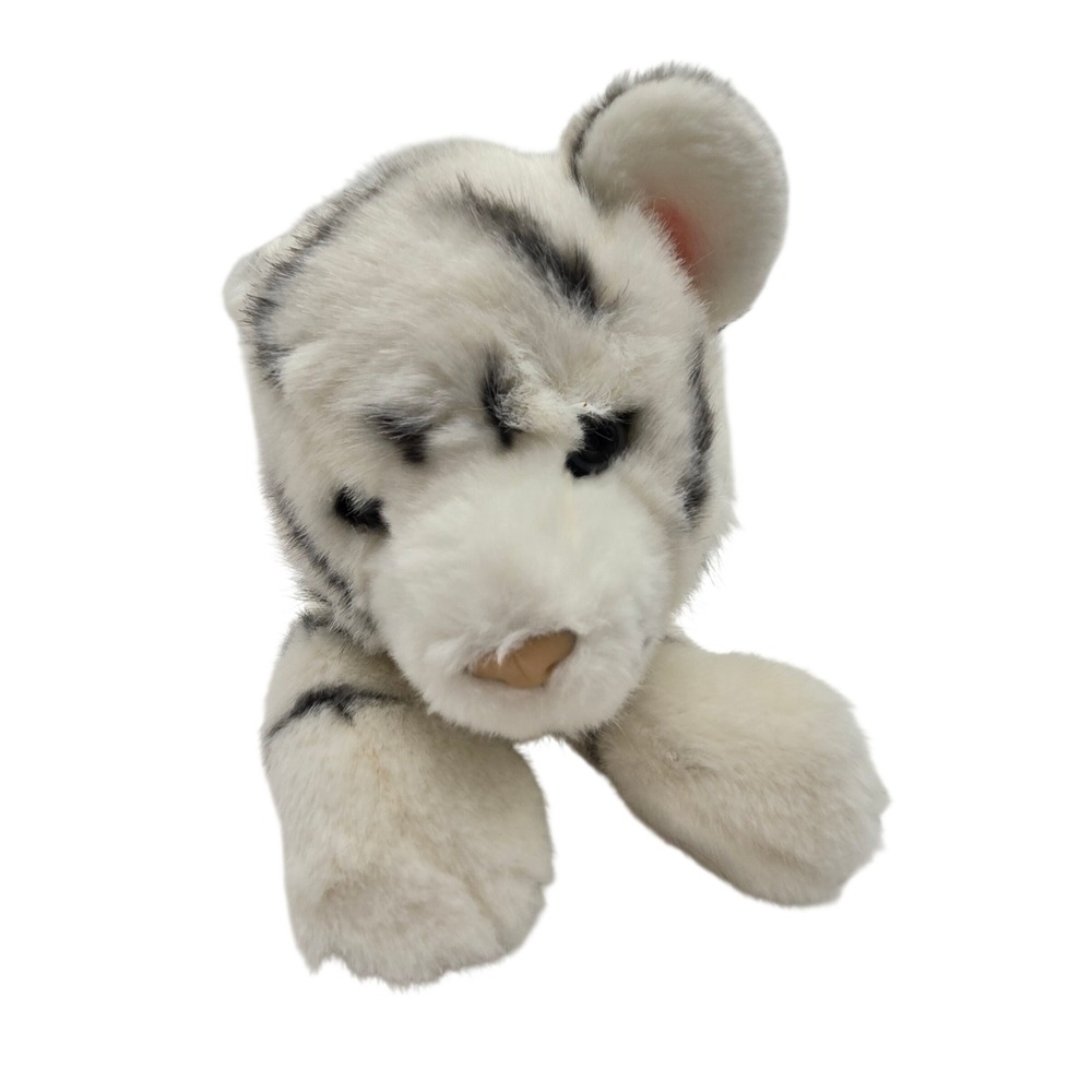Douglas Cuddle Toy White Tiger Cub Plush Stuffed Animal Floppy abt 20 Inch - Picture 6 of 13